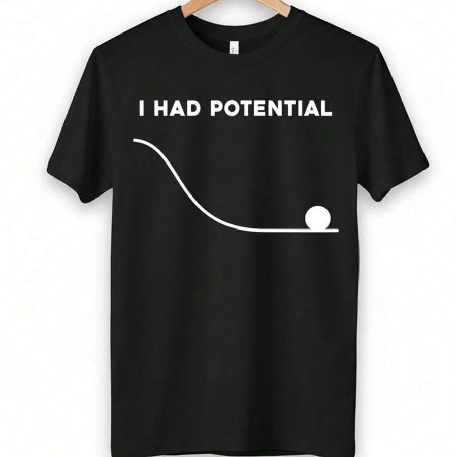 I Had Potential Shirt, Project Hail Mary T-Shirt - Black - View 1