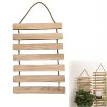 Wall-Mounted Wooden Flower Pot Rack Climbing Plant Support Rustic Style Flower Stand Suitable For Balcony And Garden - Tree - View 1