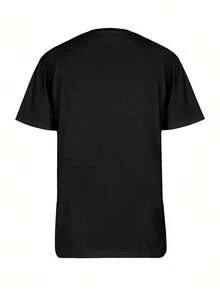1 pieza Camiseta de graduación de jardín de infantes "Lil Miss" para el último día de clases, para conciertos de primavera y verano, corte regular, estilo casual, cuello redondo, uso cómodo, lavable a máquina, regalo, 180g, 100% algodón. - Negro - Ver 7