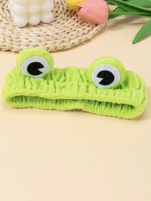 1 pieza Gorro de ducha con estampado de rana de dibujos animados, decoración del baño del hogar, decoración de otoño, accesorio para el cabello de vuelta a la escuela - Multicolor - Ver 12