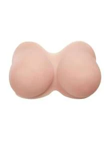 Silicone Breast Forms Bandeau Style Hook And Loop Fastener Silicone Fake Breasts Silicone Breastplate Artificial Breasts Soft Touch Very Realistic - Beige - View 3