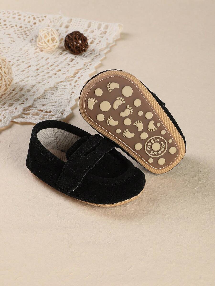 0-1 Year Old Infant Soft Sole Solid Color Shoes, 3-5-7-8 Months Newborn Infant Prewalker Shoes, Unisex For Spring & Autumn