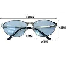 1 đôi kính thời trang mắt mèo unisex phong cách tương lai lấy cảm hứng công nghệ, phong cách đường phố cao cấp ngách - màu xanh nhạt - Xem 3