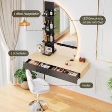 Devoko Vanities & Vanity Benches - Black and White Stools - View 4