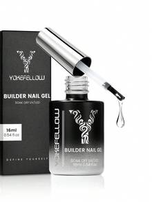 YOKEFELLOW 16ML 建築美甲凝膠，6合1大容量透明建築凝膠，強化並增厚指甲，建築底層凝膠延長美甲凝膠，適合女性美甲DIY沙龍禮物 - 無色 - 查看 11