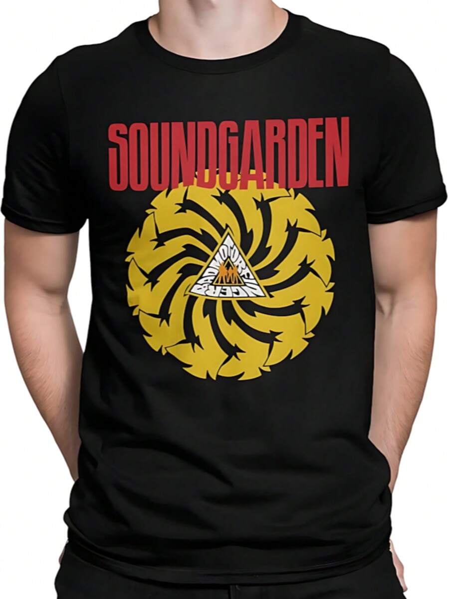 Playera con Estampado - Soundgarden - Negro - Ver 1