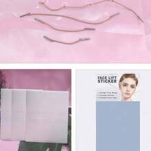 Reusable Silicone Face, Neck And Chest Care Patches, Suitable For Nighttime Use, Suitable For All Skin Tones, Reusable, Suitable For Women And Young Girls, Face Tape, Face Mask - Clear - View 18