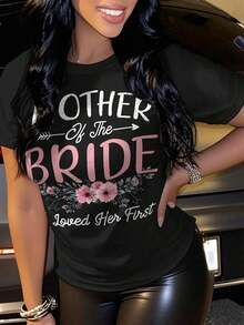 Mother Of The Bride. I Loved Her First Bride And Groom Outfit. It's Suitable For Everyday Wear, Holidays, Or As A Gift. - 黑色 - 查看 6