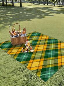 1pc Foldable Thin Outdoor Picnic Mat, Easy To Store, Suitable For Park Lawn, Beach, Camping, Hiking, Outdoor Gathering, Family Leisure, And More Scenarios, All Season Use - D - View 14