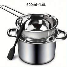600ml And 1600ml Stainless Steel Candle Melting Pot DIY Making Accessories - 0.6 and 1.6L - View 7