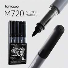 Bộ bút vẽ acrylic Languo 288/240/192/96/9 màu kèm túi đựng, bút vẽ chuyên nghiệp dành cho học sinh, đầu bút mềm, nhỏ gọn, có thể xếp chồng lên nhau, dùng cho vẽ tranh, thủy tinh, chống thấm nước, nghệ thuật vẽ trên cơ thể, quà Giáng sinh, lý tưởng cho năm học mới. - Nhiều màu - Xem 41