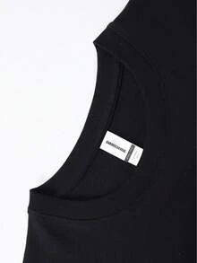 Nueva Camiseta de Moda para Mujer con Cuello Redondo, de Algodón, Camiseta Negra para Mujer con Estampado de Estrellas Rosadas |   Camiseta casual de estilo urbano americano, de corte holgado, hecha de tela suave y elástica, con cuello redondo, mangas cortas, diseño divertido, ajuste elástico y cómodo, lavable aáquina, adecuada para uso diario y de. Camiseta blanca lisa, diseño versátil para el verano. - Blanco - Ver 10