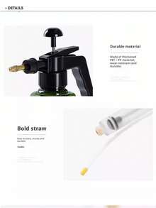 Pressure Spray Bottle, Handheld Pump Sprayer For Plants & Cleaning - Water Bottle/sprayer/shower Head - View 1