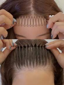 1/2/3pcs Multi-Functional Hair Comb, Broken Hair Organizer Box, Hairband Back Combing, Hair Clip With Spoon, Hair Accessory Broken Hair Comb - Multicolor - View 1