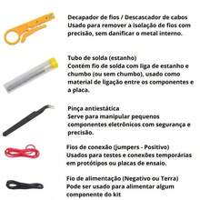 Kit Ferro Solda + Tubete Estanho Com Resina E Sugador Solda 60W-(110V-220V) - 110V - Visão 6