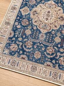 Modern Non-Slip Kitchen Runner Rug, Washable Minimalist Floor Mat For Home Decor, Bedroom, Livingroom Rug, Made In Turkiye 80x200 Cm, 80x300 Cm,100x200 Cm, 120x180 Cm - Royal Blue - View 2