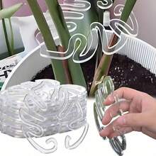 5pcs Turtle Shell Bamboo Plant Support Rods, Stem Gathering Racks, Anti-Lodging Plant Supports, Suitable For Indoor And Outdoor Plants, Unique And Attractive Plant Supports To Keep Stems And Roots Upright, Applicable For Climbing Plants. Outdoor And Garden Supplies. Plant Supports & Protection, Plant Cages And Racks. Convenient And Practical. - Multicolor - View 9