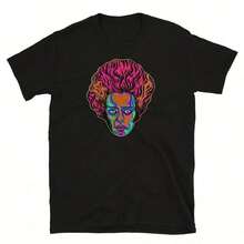 Camiseta de manga corta Bride de 220g para hombre - Camiseta de algodón de peso pesado y uso general - Adecuada para todas las personas, ya sean mujeres o hombres - Tejido duradero de alta calidad, adecuado para todas las estaciones, suave al tacto pero diseñado para durar - Transpirable. en atuendo de otoño. S para woM. en vaC. Conjunto de ropa deportiva. S woM. con un disfraz de Halloween - Negro - Ver 1
