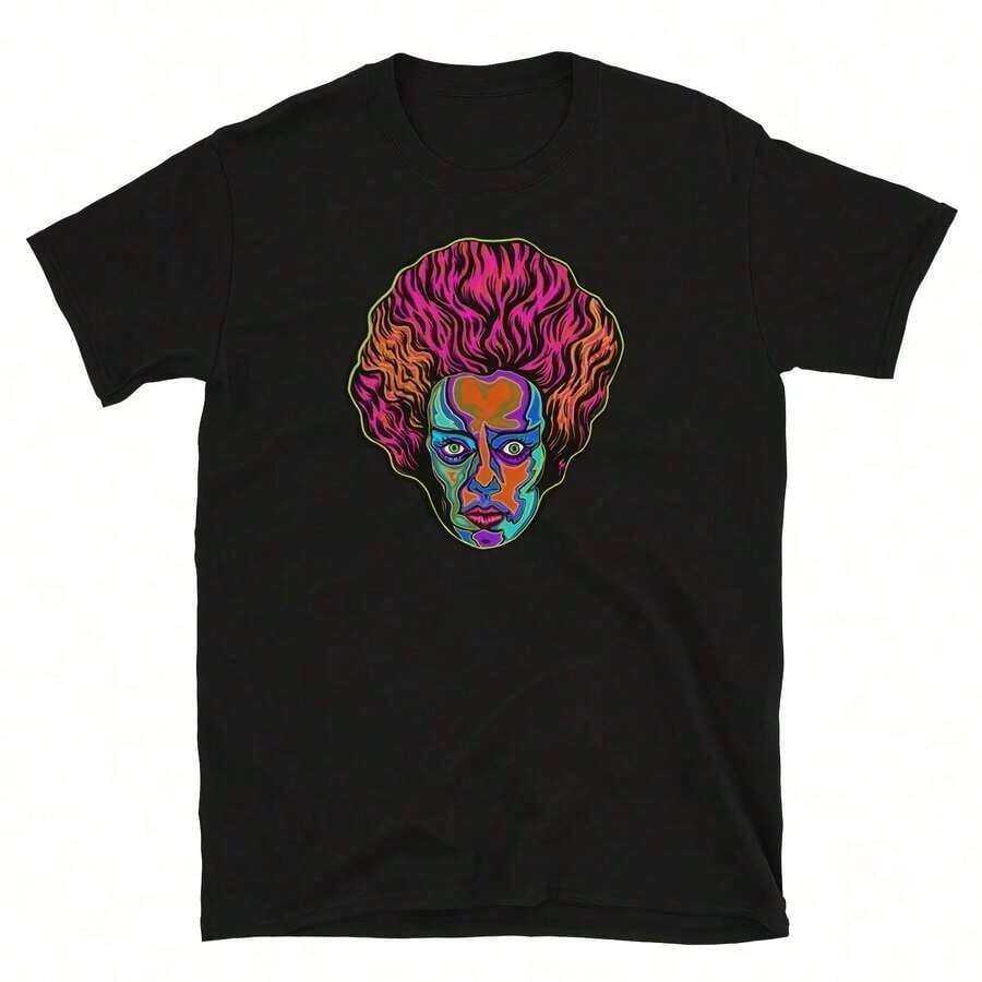 Camiseta de manga corta Bride de 220g para hombre - Camiseta de algodón de peso pesado y uso general - Adecuada para todas las personas, ya sean mujeres o hombres - Tejido duradero de alta calidad, adecuado para todas las estaciones, suave al tacto pero diseñado para durar - Transpirable. en atuendo de otoño. S para woM. en vaC. Conjunto de ropa deportiva. S woM. con un disfraz de Halloween - Negro - Ver 1