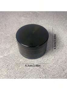 1.6/2/2.5/3inch Black 4-Layers Herb Grinder 4-Layer Zinc Alloy Crusher Manual Mill Mortar Pestle Tobacco Cutter Metal Tobacco Raw Grass Grinder Shredder  Tool Cigarette Accessories Gift - màu đen - Xem 2