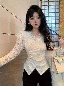 Women Tops - White - View 2