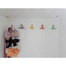 Coat Hook Colorful Wall Hooks Decorative Metal Double Hooks for Hanging Towels Backpack Keys Cute Small Hook 's Room Nursery Decor 8 Pack Wall Mounted - Varios colores - Ver 3