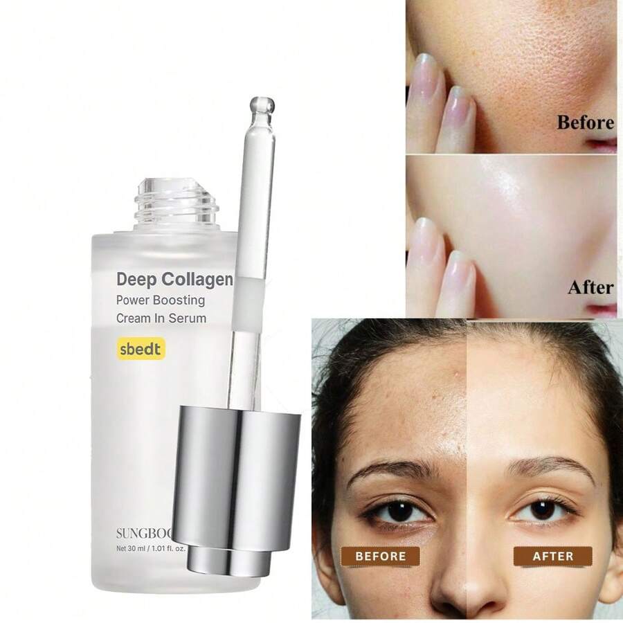 EDITOR Deep Collagen Serum | Volufiline + Collagen + Niacinamide | Hydrating & Smoothing Care | Korean Skincare, 1.01 Fl Oz | Valentines Day Gifts For Woman - mặc định - Xem 1