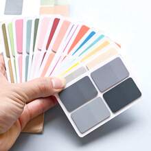 80 Mini Sticky Notes, 4 Colors. Portable Student Note-Taking Sticky Notes, Self-Adhesive And Easy To Use, Suitable For Office, Home, And School. Multiple Styles Available. A Handy Office Assistant, School Supplies, And A Must-Have For Back To School. - Square Sticky Note - View 2
