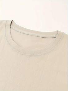 Camiseta de Verano Premium Estampada para Mujer, Entrega Local, Camiseta Casual con Estampado para Mujer - Corte Holgado, Cuello Redondo, Lavable a Máquina, Adecuada para Deportes y Uso Diario, Estampado Divertido, Versátil para Todas las Temporadas. - Albaricoque - Ver 3