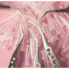 10pcs Tweezer Tip Covers, Protective Caps For Pointed Tips, Nail Clipper Covers, Tweezer Tool Protectors, Suitable For Eyelash Tweezers, Angled, Pointed And Straight Tips, Providing Comprehensive Protection - Multicolor - View 9