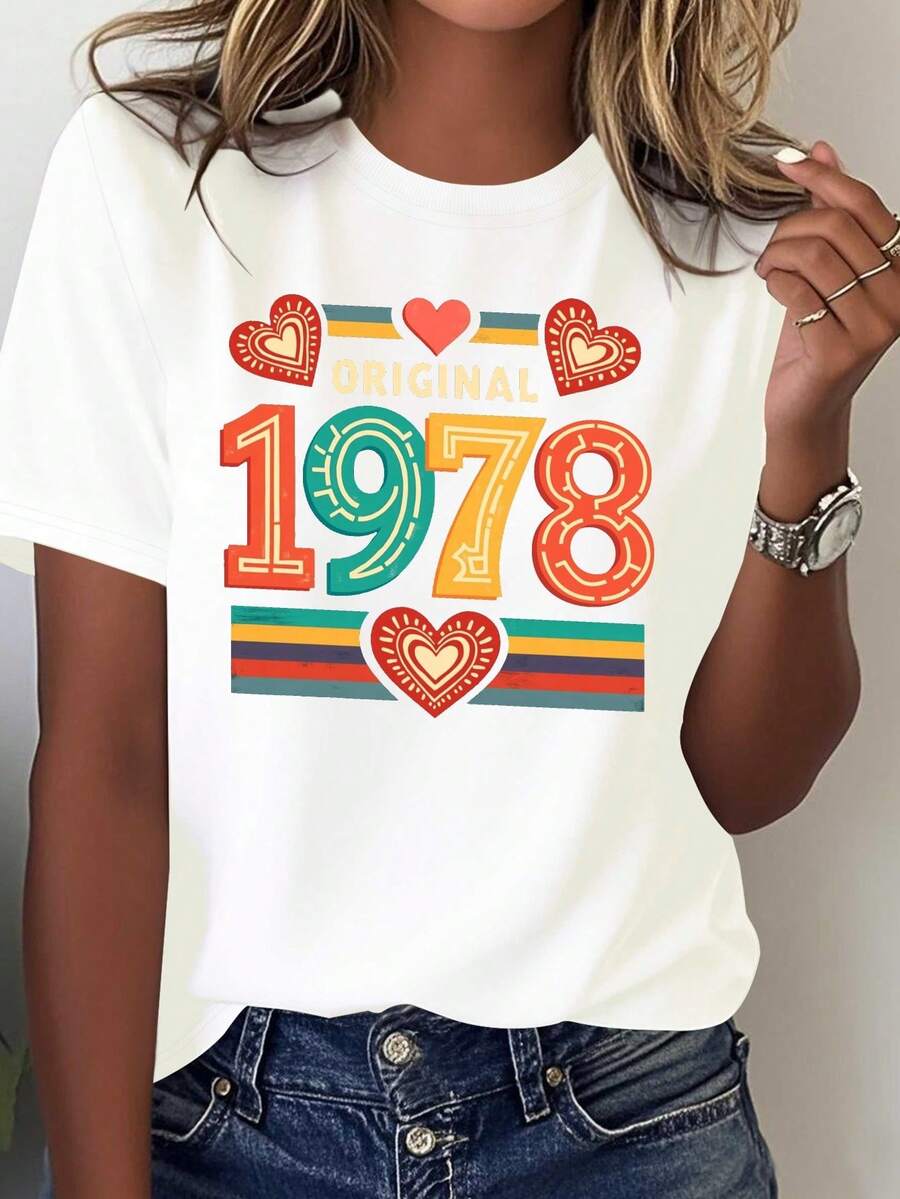 Limited Edition Fun Original Anniversary Pure - Coded Comfortable T-Shirt For Women - 白色 - 查看 1