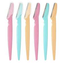 3/6pcs Portable Mini Eyebrow Razors, Fine Safety Mesh Blades, Trim Eyebrows Without Hurting Skin, Macaron Non-Slip Handle, Compact Head Design, Suitable For Daily Makeup Lovers, Beginners, Travelers, Home Grooming, Makeup Prep, Travel Touch-Ups, With Protective Blade Cap, Long Non-Slip Handle, Eyebrow Razor, Eyebrow Razor, Eyebrow Razor, Eyebrow Razor, Eyebrow Razor, Eyebrow Razor, Eyebrow Razor, Eyebrow Razor, Eyebrow Razor - Eyebrow Trimmer - View 6