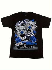 Men Sports Tees & Tanks - Black - View 1