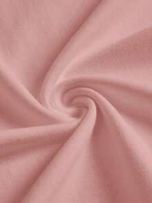 BASICS Camiseta casual versátil de manga corta y cuello en V de talla grande para mujer - Rosa - Ver 3