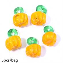 5 Stücke bunte lebensechte Obst- & Gemüseanhänger, Kirsche, Erdbeere, Gurke und weitere süße kleine Anhänger für Halskette, Ohrringe, Armband DIY, leuchtende Gemüseanhänger für den Sommer - Verschiedenfarbig - Übersicht 17