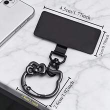 1pc Rotatable Stainless Steel Clip, Cat-Shaped Spring Buckle, Phone Connector, Connection Buckle, Phone Case, Back Accessory, Lanyard Clip, Universal Connector, Metal Ring Buckle, Outdoor Portable Anti-Drop - Single Piece - View 8