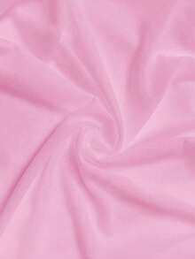 MaterniChic Vestido sin mangas fruncido de unicolor elegante para maternidad - Rosa Pálido - Ver 6