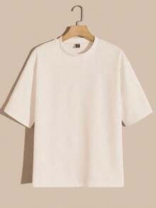 Women's Casual White T-Shirt With Regular Short Sleeves And A Round Neck, Perfect For Relaxed Summer Outfits. Suitable As A Gift. Women's T-Shirt. Blouses > Elegant. Boho Chic. Soft, Breathable, And Comfortable Women's Top, Ideal For Spring, Summer, And Autumn, Perfect For Vacations, Travel, And Everyday Wear. - 白色的 - 查看 2