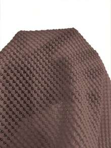 1 pieza Body sin mangas de mujer con textura de malla y flecos largos, estilo elegante - Marrón - Ver 8