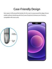 5pcs - Tempered Glass Screen Protector For IPhone 17/15/16/14/11/12/13 Pro Max, High Definition Tempered Glass, Compatible With IPhone XS Max/XR/X/15/7/8 Plus/SE/16e, Birthday Gift, Transparent Phone Screen Protector For Family And Friends, Phone Accessories - Clear - View 8