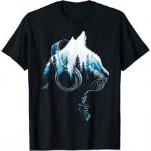 1 Piece Alien Bigfoot Beer Drink Till You Believe Sasquatch T-Shirt For All Seasons, 100% Cotton, One-Sided Print, Round Neck, Short Sleeve, Unisex, Base Layer, 180g 100% Cotton. - 顏色 2 - 查看 7