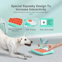 Dog Puzzle Toys, Treat Dispensing Dog Enrichment Toys For IQ Training And Brain Stimulation, Interactive Mentally Stimulating Toys As Gifts For Puppies, Cats, Dogs - Cấp độ L 3 - Xem 2