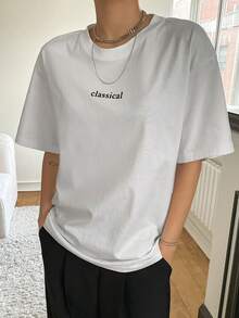 Women's Short-Sleeved T-Shirt, Loose Fit And Modern Design - Putih - View 1