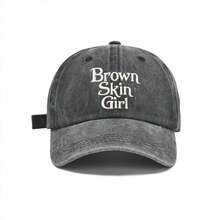 Brown Skin Girl A Celebration Of Identity And Diversity Hats Vintage Washed Baseball Cap Hats Women Hats Women Summer Hats Women Elegant Casual Hats Women Hats Emo Hats De Graduacion Hats De Frio Para Mujer Hats Hats Women Trucker Y2K Hats Adult Hats Adjustable Hats Hats Baseball Cap, Cotton Baseball Cap, Breathable Sun Hat, Retro Style Cap, Streetwear Hat, Dad Hat, Mom Hat, Unisex Baseball Cap, Low Profile Cap, High Crown Cap, Classic Baseball Cap, Sun Protection Hat, Daily Wear Hat, Outdoor Hat, Beach Hat, Travel Hat, Running Hat, Hiking Hat, Golf Hat, Tennis Hat, Gift For Her, Birthday Gift, Holiday Gift, Graduation Gift, Cold Weather Cap, Adjustable Strap, Vintage Wash - 淺灰色 - 查看 6