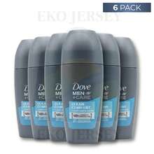 Dove Men+Care Clean Comfort Roll On Deodorant 48h Odor Protection 1.69oz/50ml Pack Of 6 - nhiều mùi hương - Xem 1