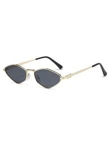 1 chiếc kính râm nữ, kiểu dáng tối giản, gọng mảnh hình kim cương nhỏ, phong cách retro, chất liệu cao cấp, phù hợp cho đeo hàng ngày, đi làm, lái xe, du lịch, đi biển, đa năng. - Nhiều màu - Xem 13