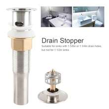 Garosa Desagüe de Fregadero de Acero Inoxidable con Desbordamiento Integrado y Tapón de Filtro Extraíble para Drenaje Debajo del Mostrador en Cocina Doméstica Hogar Uso Diario - como en la imagen - Ver 4