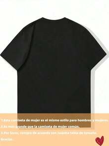 Updated Women's Essential T-Shirts: Comfortable All-Day Wear, Soft And Lightweight, With Prints. Suitable As A Gift. Women's T-Shirt. Blouses > Elegant. Boho Chic. Soft, Breathable, And Comfortable Women's Top, Ideal For Spring, Summer, And Fall, Perfect For Vacations, Travel, And Everyday Wear. - 黑色 - 查看 2