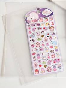 1pc Portable Transparent Loose-Leaf Binder, Can Also Be Used As Transparent Sticker Book, Sticker Album, Photo Storage Bag, Photo Album, Budget Planner, Office Supplies - A - View 5