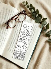 30 buah Pembatas Buku Idul Adha dengan Seni Garis Hitam Putih yang Indah, Kesempatan Mewarnai Kreatif untuk Melukis dengan Tangan. Sempurna untuk Mendekorasi Halaman Buku dan Menambahkan Warna Cerah dan Hidup pada Bahan Bacaan Anda. - MultiWarna - View 5